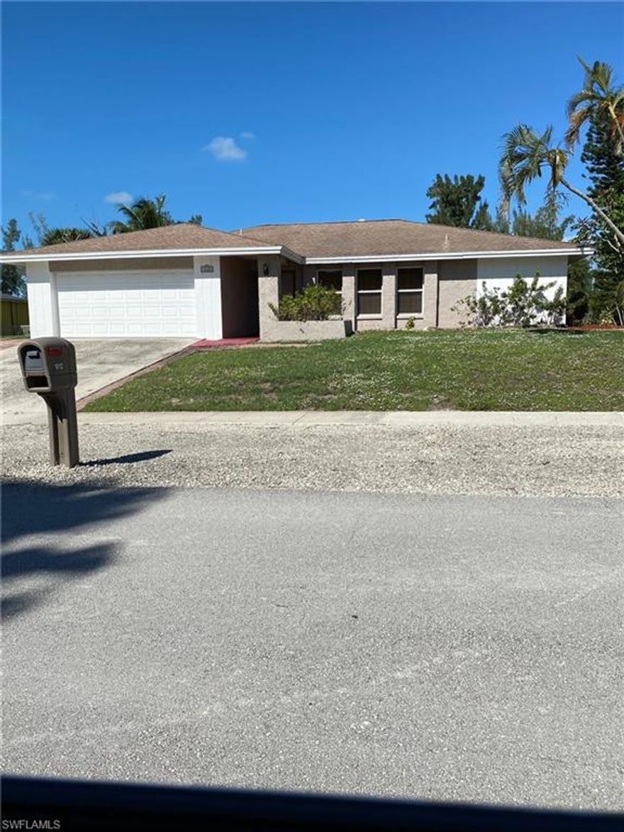 H.147 - Nice inland pool home! 3 bedrooms/ 2 baths with separate living room/dining room and family room. Small dining area by the kitchen/ family room.  Spacious pool area with covered lanai with storm shutters. Separate laundry area and 2 car garage. Western exposure on the elevated stretch of Dogwood, rated X in the flood zone. Update to your liking!