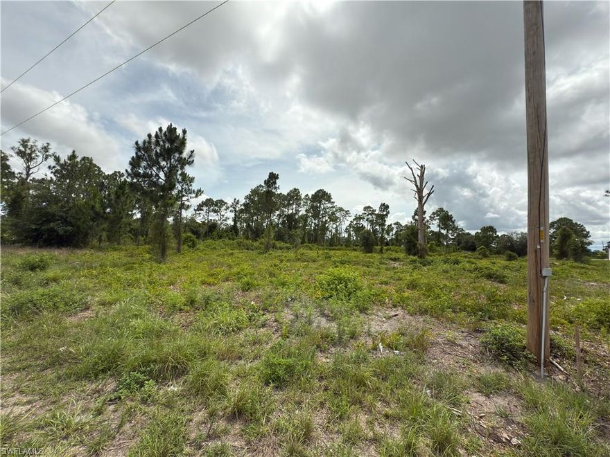 C-2 zoned commercial lot in a rapidly developing area of Lehigh Acres. Ideally located close to State Road 82, this property is surrounded by new residential constructions, offering high visibility and future growth potential.
Perfect for establishing your own business or holding as an investment. Partially cleared. Not in Flood Zone. See attached the Land use information. Next lot is also for sale.