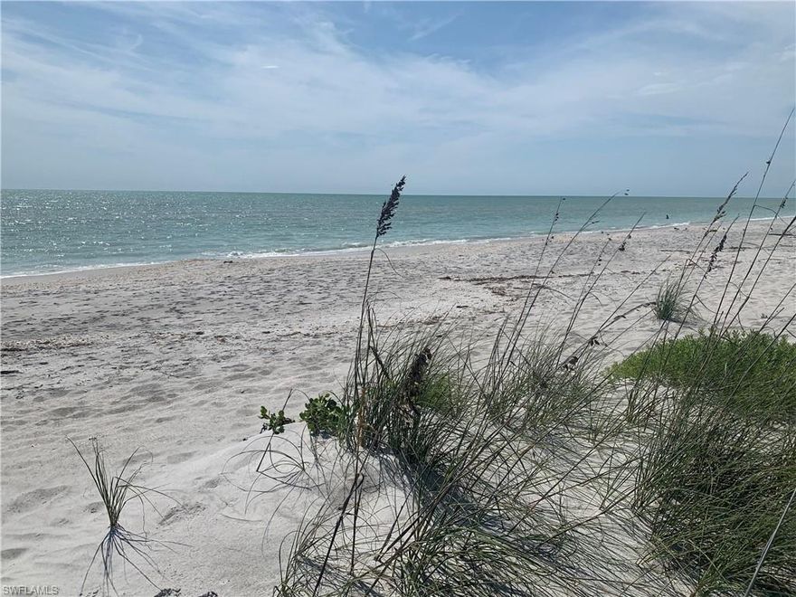 Incredible opportunity with this price reduction~ Beachfront Estate with the best views on the island! A long winding driveway takes you to a private home sitting on over 2 acres on the Gulf of Mexico. Unobstructed views of the Gulf! 4 bedroom+den & 5 bath home ~ a perfect beach oasis. The lot is one of a kind on the Gulf unobstructed views and almost 1000' deep. The home is over 3700 sq ft plus large lanai. Expansive great room with fireplace, beamed ceilings and a wonderful kitchen with pantry and laundry, elevator, 2 +car garage, new metal standing seam roof is already underway.Two new condensers and ductwork installed screened lanai and open decks across the entire Gulf side, large master suite with beamed ceilings large walk in closet with remarkable views of the Gulf.  Sunsets every night and private beach path out to the widest beach on Sanibel. Gulf Ridge is a small private community with 18 beachfront estates & community pool and tennis. No nearby multi family or hotels so provides very private beachfront living.  This home was impacted by Ian no flooding in the home but wind and storm damage which was remediated immediately~ no mold. New Pella Impact Windows and New Roof.