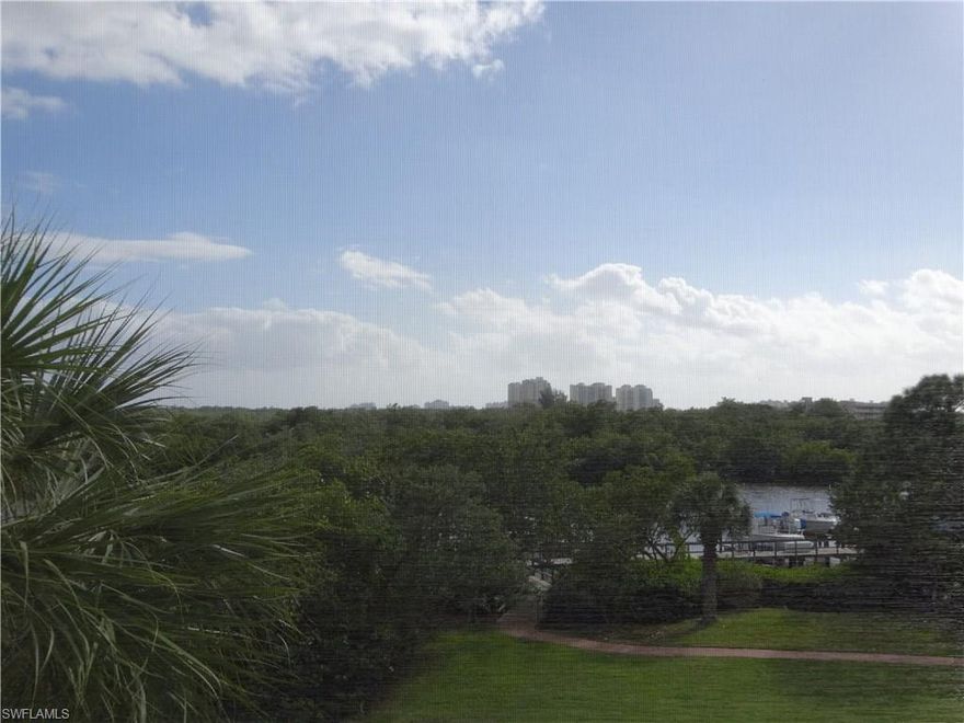 HUGE PRICE REDUCTION! MOTIVATED SELLERS! WILL CONSIDER ALL OFFERS! Princeton Place, West of US 41, Bike to the Beach! 3rd floor, 2 Bedroom, 2 Bath condo is turnkey furnished and ready for occupancy!  Enjoy your morning coffee on the lanai overlooking the bay, the docks and the mangroves.  The kitchen has raised panel white cabinets, a breakfast bar for quick snacks and an eat-in area in the kitchen.  The 2nd Bedroom has twin Murphy Beds so the room has a dual purpose as a guest room and a den/study.  Spacious Master Suite has sliding doors to the lanai from the bedroom and a lovely view also.  Electric storm shutters are on the lanai so your home is protected while you are away.  Princeton Place has a wonderful large pool to enjoy and relax and the community location is perfect-close to local shops, restaurants and you can bike to the beach if you desire!