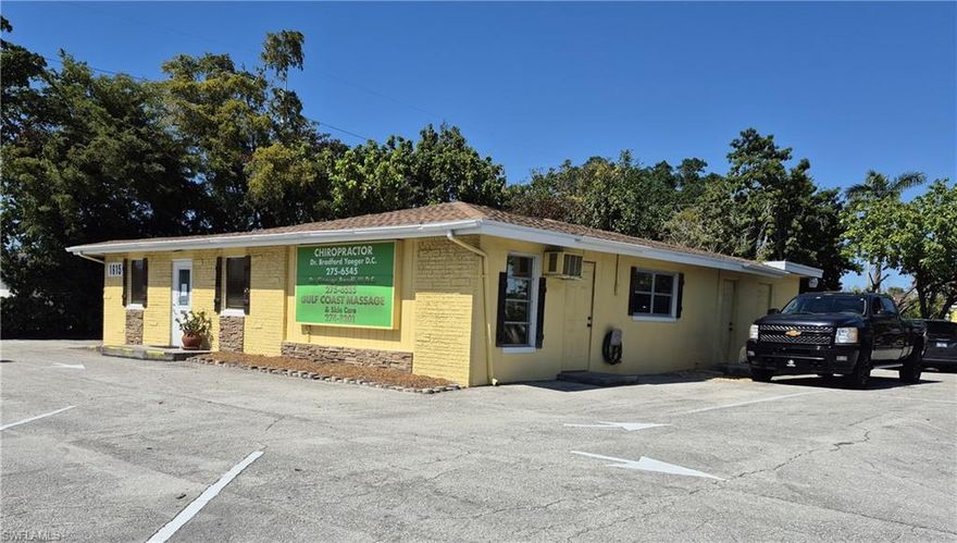 The building is in the city of Ft. Myers and is zoned Neighborhood Commercial.