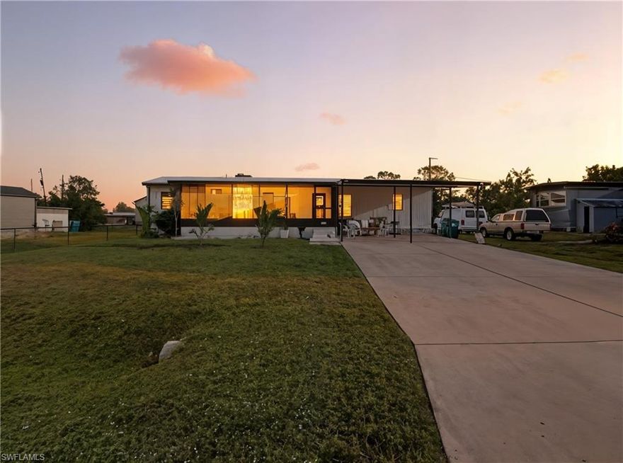 Fully Remodeled 2 bed, 2 Bath Home- you own the land, NO HOA!
Beautifully updated manufactured home featuring a new roof, epoxy coated front porch, screened lanai, and a backyard storage shed. This 2 bedroom, 2 bathroom property is move-in ready with modern finishes throughout.
Located just minutes from US-41 and Downtown Punta Gorda, this home offers convenience, low maintenance, and the freedom of no HOA fees. A perfect option for full-time living or a seasonal retreat.