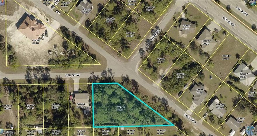 Very nice corner lot located near main road and with quick access to Fort Myers. This is your opportunity to own an one-of-a-kind half acre lot.