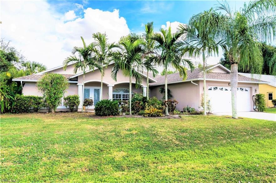 This is the home you have been searching for. Fully renovated and move-in-ready! NEW roof, NEW ceramic travertine style flooring, NEW soft close cabinets in the kitchen, and fully renovated master and guest baths. This home is loaded with options such as a 10 ft long island in the kitchen, LED pool lighting, plantation shutters, "NEST" smart thermostat, and multiple solar systems offering thousands of dollars in tax credits! Centrally located in the heart of Estero, the Groves community is highly sought after, but rarely offers homes for sale. This home is PRICED TO SELL! Do not miss your opportunity to view this rare gem. Schedule your private tour today!