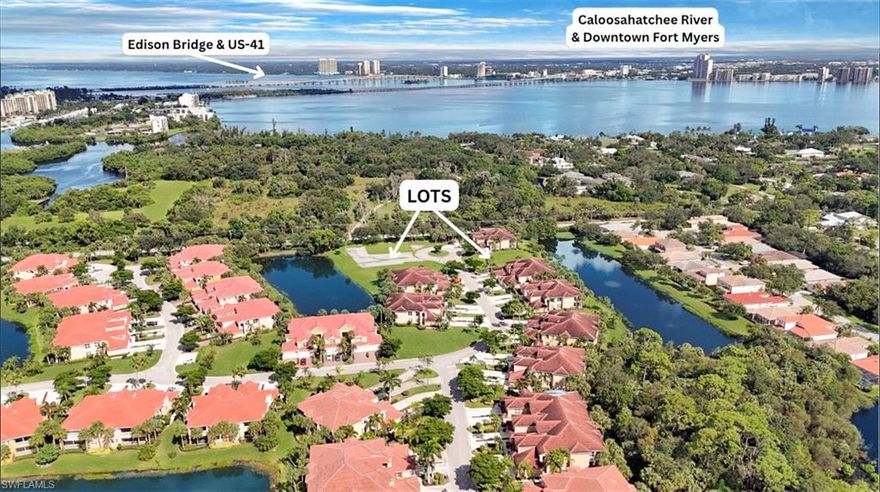 ONE OF A KIND OPPORTUNITY! Now is your chance to buy and hold, or buy and build on the LAST 3 FOUR-PLEX lots available in the community - for a total of 12 coach homes, all with stunning waterfront views and cul-de-sac privacy. Don't need all 3 lots? No problem. They can also be purchased separateley! Blueprint available upon request! Other parcels available include 3191 Sea Trawler Bnd and 3181 Sea Trawler Bnd. Moody River Estates is a spectacular community, located off of Hancock Bridge Pkwy, with quick and easy access to US-41 and I-75. Downtown Fort Myers River District is just minutes away, where locals and tourists enjoy casual or fine dining, as well as city events such as Art Walk, Music Walk, and holiday parades! Residents of Moody River Estates always have something to do as the community offers a plethora of amenities... including a clubhouse, resort style pool (and satellite pool), dog park, fitness center, tennis and pickleball courts, and so much more! The highlighted amenity offered to residents is the COMMUNITY BOAT RAMP, with direct access to the Caloosahatchee River.