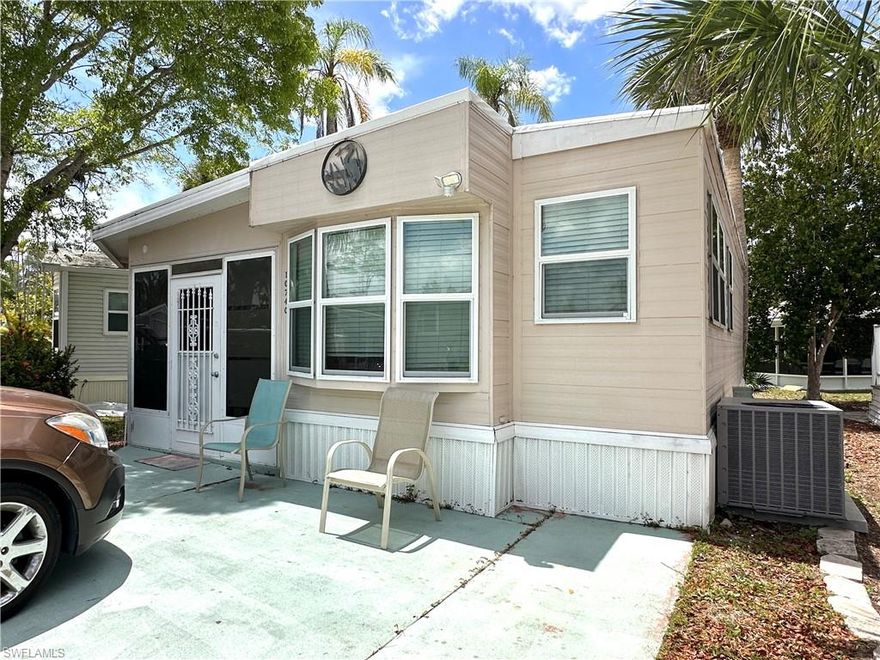 1 BR 1 Bath mobile home cottage located in 55+ community of Corkscrew Woodlands. Owner has added new floors, paint and made this home move in ready for someone looking for seasonal or full time. Corkscrew Woodlands offers tons of activities from tennis, bocce, pickleball, horseshoe courts, clubhouse, large community pool, shuffleboard courts, paddle boats for residents, nature trails and much much more. Great location convenient to FL white sandy beaches, restaurants, shopping and airport.