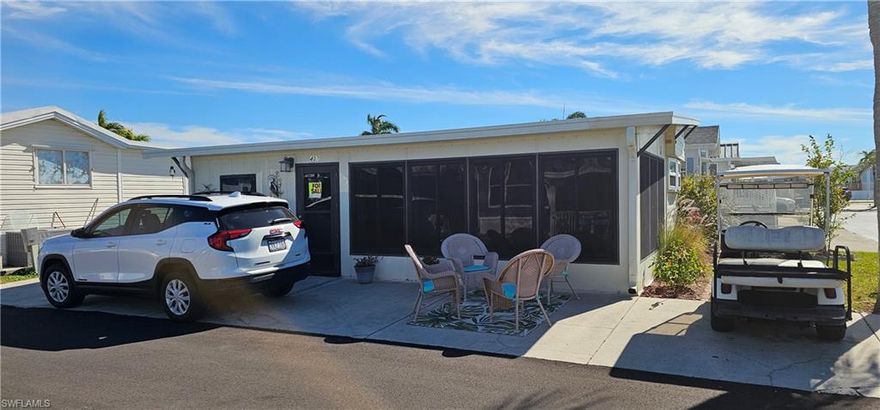 Beautiful 22 BD 1 Ba Corner Mobile Home with Spacious Layout and Gorgeous Design. The Place has Ample Parking and the Expansive Driveway for Relaxing and Enjoying the SW FL Weather. Home has New Windows Throughout. Beautiful Tile in Living Area and Stylish Laminate Throughout the Rest of the Home. Kitchen is Wide Open. Large Living Holiday Condo Inc Boasts a Wide Range of Resort-Style Amenities, Including Both an Indoor and Outdoor Pool, Hot Tub, a Relaxing Sauna, Pickleball and Tennis Courts, Shuffleboard, Bocce Ball, and Horseshoes. The Community is Vibrant and Social, with Regular Activities and Events that Make it Easy to Meet Neighbors and Enjoy the Florida Lifestyle to the Fullest. Perfect for Year-Round Residents, Seasonal Snowbirds, or Investors, This Home is Located in a Pet-Friendly, Non-Age-Restricted Community Known for its Welcoming Atmosphere, Active Lifestyle, and Very Low Monthly Fees. This Home Offers Close Proximity to the Clubhouse and Indoor Pool. Hot Tub and Sauna. This is the Best Deal Considering Proximity to Fort Myers Beach. Schedule a Showing Today.