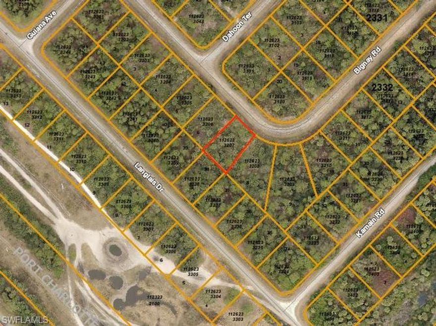 Nice vacant lot with a Southwest rear exposure located in North Port. Close to I-75. This vacant lot is waiting for your new home site.