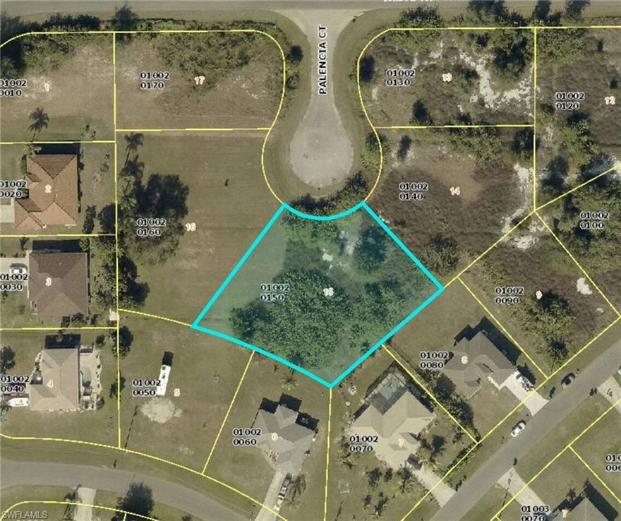 Build your dream home on this 0.49-acre lot in the growing community of Lehigh Acres! Located in a cul-de-sac, this spacious parcel offers flexibility. Don’t miss this opportunity to invest or build in one of Southwest Florida’s growing areas.