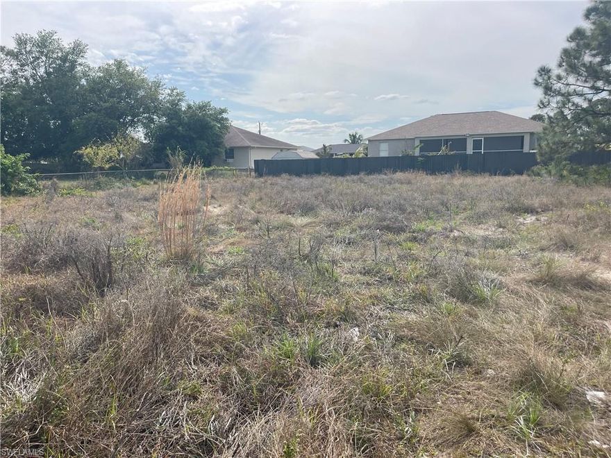 Welcome to an exceptional opportunity to own a generously-sized, mostly cleared lot in the thriving community of Lehigh Acres, FL. Slightly larger than a quarter-acre and located in the highly desirable Flood Zone X (no flood insurance required!), this parcel offers the perfect setting to build your dream home or make a savvy investment in one of Southwest Florida’s fastest-growing areas.

Positioned with direct access to Lee Blvd, this lot boasts unmatched convenience—placing you just minutes from shopping, dining, schools, entertainment, I-75, and all the essential amenities. Surrounded by a mix of established homes and new construction, this location offers both peace and potential, making it ideal for families, builders, or investors alike.

With no HOA or deed restrictions, you're free to design and create your vision without limitations. Whether you're looking to break ground on your forever home or secure a valuable addition to your real estate portfolio, this property checks every box.

Don’t miss your chance to stake your claim in Lehigh Acres—where community, convenience, and opportunity meet. Reach out today and take the first step toward turning your vision into reality! Agents please see confidential comments