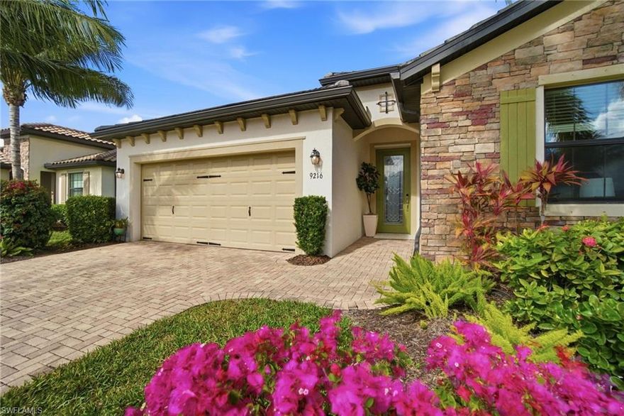 Welcome to this immaculately maintained Trevi model home in the highly sought-after Bent Creek Preserve, set on a beautifully landscaped lot within one of Southwest Florida’s most peaceful and picturesque communities. 3 community resident access points - including a private gate to shopping, dining and more at Founders Square - just a 2 min golf cart ride away!  Through the tropical front elevation’s curb appeal - From the moment you enter the foyer, soaring ceilings, elegant crown molding, and abundant natural light create a bright, welcoming atmosphere. NEW INTERIOR FULL ALABASTER PAINT & NEW LIGHT WOOD LOOK LVP in all bedrooms. This thoughtfully designed 4-bedroom, 3-bath residence features split living spaces that offer comfort and privacy, while the open-concept floor plan flows seamlessly to the screened lanai—perfect for indoor-outdoor living and entertaining. The spacious kitchen serves as the heart of the home with granite countertops, stainless steel appliances, ample cabinetry, and an oversized pantry. The primary suite is a true retreat, complete with dual walk-in closets and a spa-inspired en-suite featuring dual vanities, a soaking tub, separate shower, and private water closet. Residents of Bent Creek Preserve enjoy resort-style amenities including a stunning lagoon-style heated pool and spa with cabanas, an elegant clubhouse with billiards and social spaces, a top-tier fitness center, tennis, pickleball, bocce, basketball, and more—all set within a meticulously manicured community highlighted by a dramatic rock waterfall entrance. Conveniently located off Immokalee Road near I-75, this home offers easy access to airports, pristine beaches, world-class golf, and everything Southwest Florida has to offer.