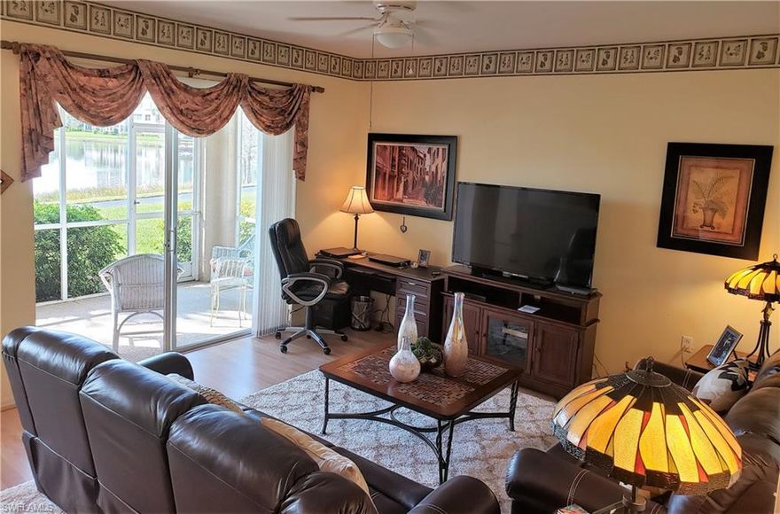 WELCOME HOME to your little piece of paradise in the highly sought after, 55+ community of HERITAGE COVE in warm, sunny Fort Myers, Florida.  Nestled in a very unique area of Fort Myers, this community is close to shopping, restaurants, international airport, medical, and most importantly--THE BEACHES OF SOUTHWEST FLORIDA.  This EXTREMELY WELL-APPOINTED condo is being offered TURNKEY--Great to purchase as an investment and rent to our Snowbirds, too.  All the furniture in this FIRST FLOOR condo is less than two years old and in excellent condition--just bring your swimsuit and enjoy all the amenities this vibrant community has to offer:  Swimming at the beautiful clubhouse, Bocce, Shuffleboard, and Tennis.  A NEW AIR CONDITIONER was installed in 2018 making this unit move-in ready.  Pet Friendly for our residents, too! (tenants not permitted to have pets)