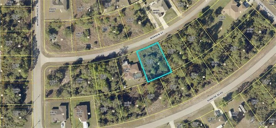 Great lot in Lehigh Acres to build your dream home. .267 of acre with 126 deep and 99 wide.  Located in middle of street.