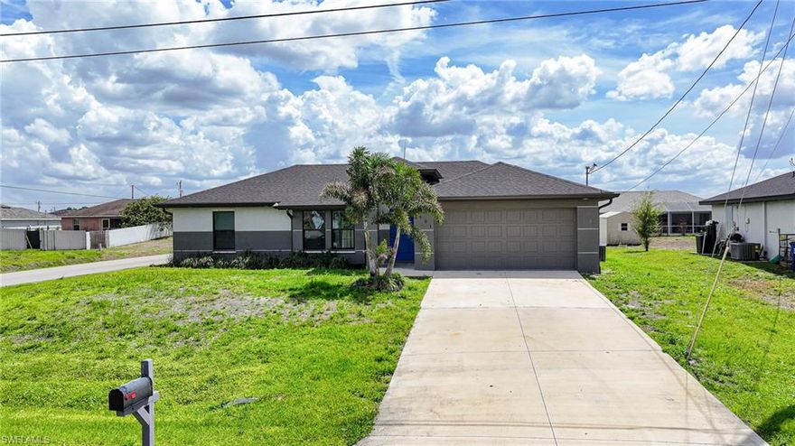 Welcome to this beautiful 3-bedroom, 2-bathroom home located in one of the most desirable neighborhoods in Lehigh Acres! Situated on a spacious corner lot, this property offers the perfect blend of comfort, style, and convenience.

Step inside to find modern finishes throughout and elegant tile flooring that adds both durability and a sleek, clean look. The open layout creates a warm and inviting atmosphere—perfect for both everyday living and entertaining.

Location is everything, and this home delivers! Enjoy easy access to State Road 82, making your daily commute a breeze. You’re just:
? 20 minutes from the airport
? 25 minutes from Downtown Fort Myers
? Close to shopping, dining, and everything you need

Whether you're a first-time buyer, growing family, or investor, this home truly checks all the boxes.