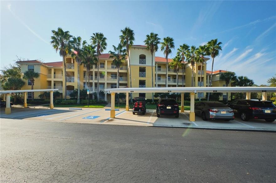 If you've dreamed of retiring in Florida, Pelican Preserve is probably exactly what you had in mind. This beautifully maintained condo is move-in ready and comes partially furnished with professional decorator touches throughout. The open floor plan has tile flooring throughout, and the kitchen features white cabinetry, granite countertops, and stainless appliances. The master suite offers soft coastal colors and a peaceful retreat, plus there's a flexible second bedroom for guests or a home office. Now let's talk about that view. Your screened lanai overlooks serene lake waters with the golf course beyond—the kind of peaceful scene that never gets old. Nature, green fairways, and zero maintenance worries. Pelican Preserve is often called Disney World for adults, and it's easy to see why. Resort-style pools, an indoor lap pool, a fantastic fitness center, and a beautiful town center where everyone gathers. There are 18 pickleball courts, tennis, bocce, a theater, art studios, a woodshop, miles of boardwalk trails, and restaurants right in the community. Golf memberships are available if you want them. You can drive your golf cart everywhere throughout the community, making it easy to zip over to amenities or meet friends for dinner. The sellers have done the decorating work—you can move in, unpack, and head to the pool. Covered parking included, maintenance handled.Units with views like this don't come around often. If you've been waiting for the right time and the right place, this might just be it.