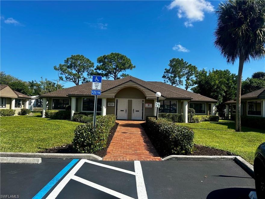 Opportunity for an owner occupant or investor.  One unit is leased to a spa until 2028 with the other unit available for occupancy by an owner or lease it out.  This property is zoned for office/medical.  The units are updated and show well.  The World Plaza is located in South Fort Myers with easy access to US41 and all the major corridors.  Plenty of parking availability.  This community has onsite professional management and is well kept.  The Seller's unit has 2 restrooms as well as 2 showers. It includes a kitchen, a large conference area and several offices plus a front desk reception area and a nice size waiting area.  The spa has several treatment rooms, two restrooms, a small kitchen area, front desk/waiting area.  Total square footage of both units is 3,264 sf.