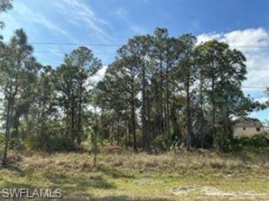 Oversized lot in the SE of Lehigh Acres, this duplex lot measures 100 by 125 feet. Located outside the flood zone, with no wetlands or protected species on site, this lot is shovel-ready and primed for development. Duplex lot for sale in this growing neighborhood of Lehigh Acres. Easy access to Sr. 82, Daniels Pkwy, Fort Myers RSW airport, shopping, restaurants, schools, and the beaches of Fort Myers. Build an income-producing property.