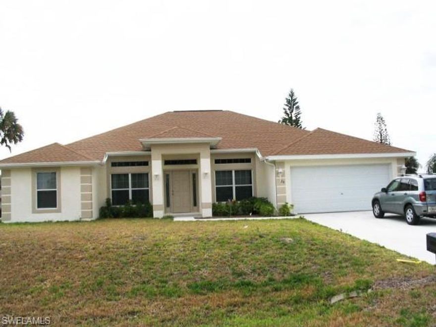 Located in Country Club area in Lehigh Acres, this spacious 4-bedroom, 2-bath home offers a functional and flexible floor plan ideal for modern living. The property features both a formal living room and a formal dining area, perfect for entertaining or hosting special occasions.

The kitchen is equipped with granite countertops and stainless steel appliances, combining style and durability for everyday use. A separate den provides additional space that can be used as a home office, media room, or playroom. 

With generous square footage and multiple living areas, this home presents an excellent opportunity for both homeowners and investors. Conveniently located near shopping, dining, and local amenities. SOLD AS IS