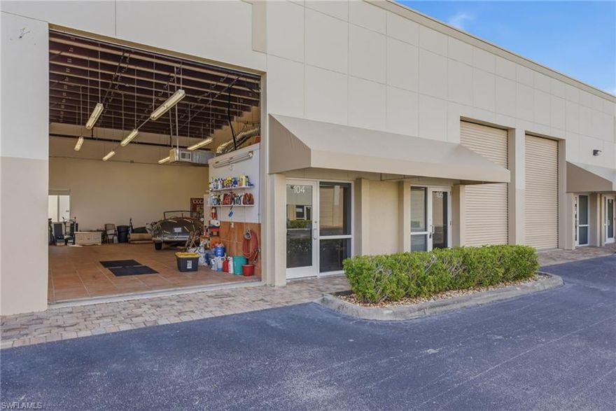 Position your business—or your car collection—in one of Naples’ most sought-after and strategically located commercial enclaves. Located in Linwood Village, this well-maintained garage unit offers exceptional proximity to the heart of the city, just minutes from Downtown Olde Naples, the Gulf beaches, and the high-traffic Gateway Triangle at the intersection of Davis Boulevard and US 41 East. This versatile space is ideal for a variety of uses, from a small business operation to a private car collector’s haven. The unit features a spacious office, providing a comfortable and functional workspace, along with a separate half bath for added convenience. The garage area offers ample room for vehicle storage, equipment, or inventory, making it as practical as it is desirable.
Linwood Village is known for its clean, well-kept environment and a strong community of automotive enthusiasts and business owners, adding to the property’s appeal. With excellent accessibility, a central Naples location, and close proximity to major roadways, dining, shopping, and services, this property offers both convenience and prestige.