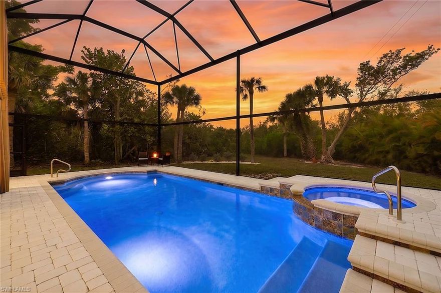 Secluded private island Oasis tucked right in the middle of it All. This
elevated 3/2 with a screened in pool area that has an attached fenced
area is at the end of Sunset Circle with rear southern exposure for
your swimming pleasure. Sit on your deck looking out the back and
enjoy the seemingly endless natural land with all that nature has to
offer. This elevated home has a 2 garage parking area with plenty of
storage for your essentials and even more. This is a must see to
understand all that it has to offer.