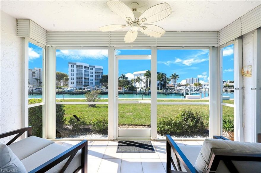 Discover coastal living at its finest in this beautifully updated 2-bedroom, 2-bath ground-floor corner residence at Vantage Point. Ideally positioned in a charming, low-density complex at the sought-after south end of the island, this property offers both comfort and convenience just a short distance to beach access. Boating enthusiasts will appreciate the BRAND NEW DEEDED DOCK AND BRAND NEW 12,000-pound lift, providing quick and easy access to open water plus 60,000 sq. ft. of new sod on the property.  Inside, impact windows and sliders offer storm protection while filling the home with natural light. Additional features include 2-55" TV's, built-ins in primary bedroom closet, the AC is 2 years old, range and microwave 2022, and new dryer. The desirable corner location enhances privacy and provides additional windows for a bright, airy feel. Residents enjoy a welcoming community atmosphere with amenities that include a pool, BBQ area, and social room—perfect for relaxing or gathering with neighbors. and is PET FRIENDLY.   Whether you’re seeking a seasonal retreat or full-time waterfront residence, this exceptional property delivers the best of island living.