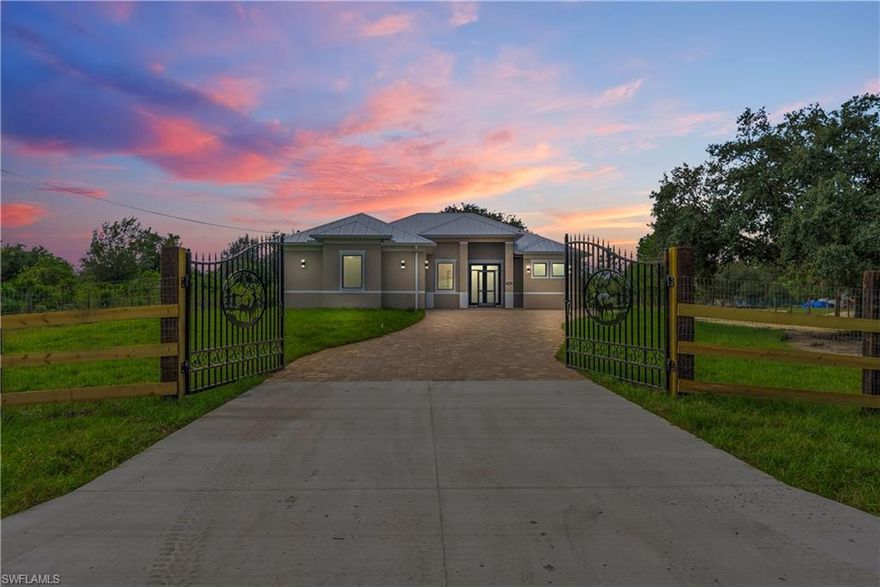 Welcome to a place where life finally slows down and space becomes part of your everyday routine.

Set on 1.25 acres in LaBelle, this home offers the kind of freedom that is hard to find anymore. From the moment you step inside, the open layout feels bright and easy, the kind of space that lets you take a deep breath and instantly feel at home. Natural light fills the living areas, and everything flows effortlessly, making it just as perfect for quiet mornings as it is for hosting family and friends.

The kitchen sits right at the center of it all, designed for real life. Granite countertops, stainless steel appliances, and a large island make it a space where conversations happen naturally, whether you’re cooking dinner or enjoying coffee at the start of the day. It’s functional, inviting, and built for everyday comfort.

This home features three spacious bedrooms, two modern bathrooms, and a flexible den that can easily become a home office, guest room, or creative space depending on your needs. The primary suite feels like a true retreat, offering privacy and a calming atmosphere with an ensuite bath that makes winding down at the end of the day feel effortless.

Step outside to the enclosed lanai and you’ll quickly understand what makes this property special. It’s quiet, peaceful, and surrounded by nature, a place to relax without distractions. Beyond that, the land opens up with endless possibilities. Whether you dream of horses, farm animals, parking your semi truck, building a workshop, or simply enjoying wide open space, this property gives you the freedom to make it your own.

A powered shed sits in the backyard, perfect for storage, tools, or even a hobby space where projects and ideas can come to life.

Living in LaBelle means choosing space, privacy, and a slower pace without giving up comfort. This is not just a home, it’s a lifestyle where you can breathe a little deeper, live a little freer, and truly make the space yours.