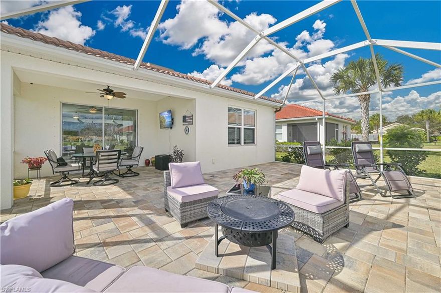 Welcome to your dream home in the sought-after Cascades at River Hall, a fabulous 55+ community. This single-family home boasts 3 bedrooms, 2 bathrooms, a 2 car garage, and an office space for all your needs. The kitchen is a chef's delight with granite counters, stainless steel appliances, and tile flooring. Enjoy breathtaking lake views from the expansive enclosed lanai, perfect for relaxing or entertaining guests.  The home features a new primary shower with a frameless shower door, a custom glass front door that lets in natural light, upgraded lighting and fans, and under cabinet lighting for a modern touch. The community offers a plethora of social planned activities, ensuring you'll never have a dull moment. The low HOA fee covers all your lawn care, cable, internet, sports courts, resort-style pool, fitness center with yoga studio, and gated entrance for added security. Don't miss out on the opportunity to be a part of this friendly and inviting community where you can truly live your best life.