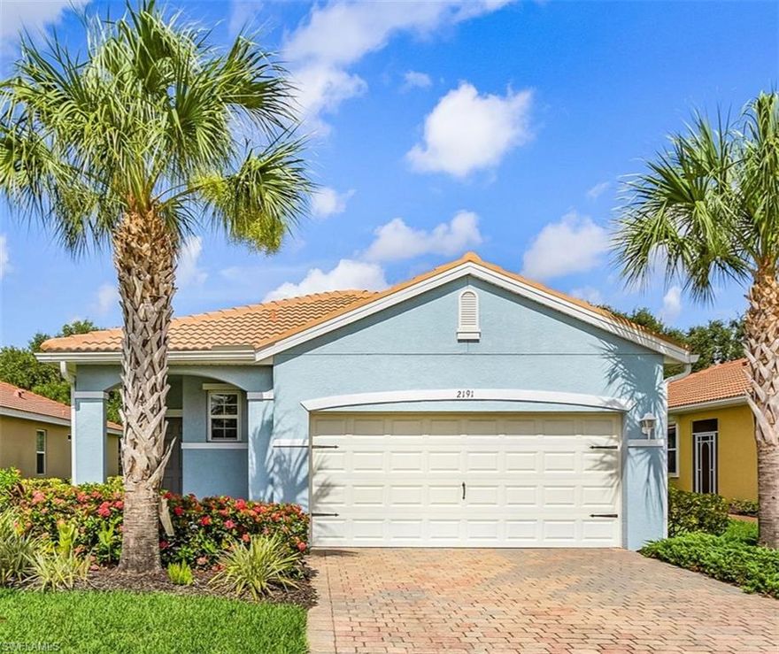 Welcome to the active, gated community of Cascades at River Hall, a friendly 55+ neighborhood located in Alva, Florida. Built in 2018, this TURNKEY furnished home offers three bedrooms, two full baths, an open kitchen and living room, a roomy enclosed lanai, and a two-car attached garage.

This super clean home is both spacious and inviting, with plenty of storage. The beautiful open-concept kitchen features granite countertops with a tasteful backsplash, wood cabinets, stainless steel appliances, a huge walk-in pantry, under-cabinet lighting, and ample space for entertaining.

The spacious living room is perfect for hosting guests and opens to a private, quiet lanai—ideal for enjoying Florida’s natural beauty.

The primary ensuite bathroom includes a large walk-in closet, a separate linen closet, dual sinks, a private toilet area, and a double sliding-glass shower.

Additional features include volume ceilings, tile flooring throughout (except in the bedrooms), side by side glass doors to the guest bedroom/den/office, wood blinds, and full window storm protection.

The reasonable HOA fees at Cascades at River Hall include access to all amenities (pool, sports courts, amenity center), landscaping services (mowing, pruning, irrigation, pest and weed control), cable TV and internet, security gate access, property management, and maintenance of all common areas.

The Amenity Center boasts a spacious meeting room, kitchen, state-of-the-art fitness center, and a heated swimming pool with hot tub, generous patio seating, and outdoor grills. Residents and their guests can also enjoy the tennis courts, pickleball courts, and bocce ball courts.

Cascades at River Hall is just 2.7 miles from Publix, 7.6 miles from Interstate 75, and only 23 miles from Southwest Florida International Airport (RSW) in Fort Myers. Schedule your private tour of this gem today!