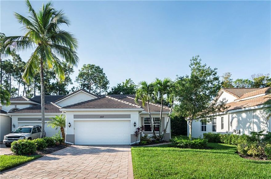 This south facing villa is located in the popular Brittany Place section of Glen Eagle.  It is tastefully furnished and comes  with a FULL GOLF MEMBERSHIP.  The Roof was replaced in March 2020 and the AC was replaced in 2018.    The very private lanai faces a preserve area creating a peaceful setting for morning coffee or evening cocktails.  There is also lots of storage with 3 walk in closets plus a two car garage with an attic. This meticulously maintained property is truly in MOVE IN CONDITION and ready for new owners to enjoy golf and the wonderful Naples lifestyle.