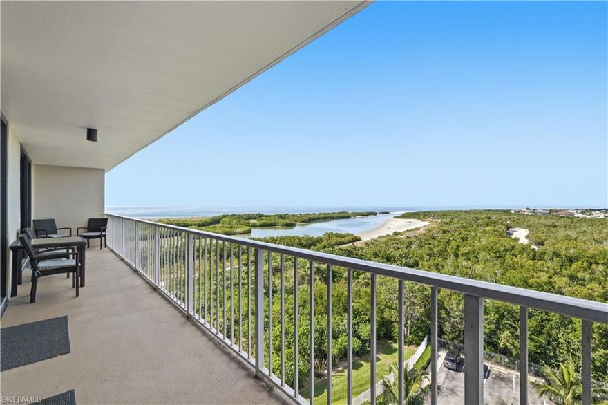 Enjoy breathtaking beachfront living from this ninth-floor, 2-bedroom, 2-bath residence offering expansive views of the Gulf of Mexico, sandy shoreline, and resort-style pool. This light-filled condo features tile flooring throughout, an updated kitchen and baths, and stainless steel appliances. Tastefully furnished and offered turnkey for immediate enjoyment or rental use.
The building has recently completed renovations to common areas and hallways, enhancing the overall coastal ambiance. Residents and guests enjoy an exceptional amenity package including direct beach access, a heated pool, picnic and barbecue areas, gated entry, covered parking, tennis and pickleball courts, kayak storage, boat slip lease availability, a fitness room, onsite management, and the flexibility of weekly rental opportunities