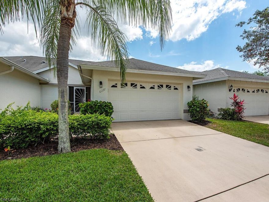 LOCATION! LOCATION! LOCATION! This beautiful, move-in-ready villa with three bedrooms, two bathrooms, two car garage and low HOA fees is waiting for YOU! This home is conveniently located close to the "island life" of Marco Island and only minutes from THE Naples pristine downtown area and white sand beaches. Shadowood is a pet-friendly community. This villa is located steps from the community pool and has it's own light & bright lanai for your enjoyment. You'll instantly feel at home, or on vacation, with the inviting open feel of the vaulted ceilings and peaceful community. Don't miss out! This home will go fast!