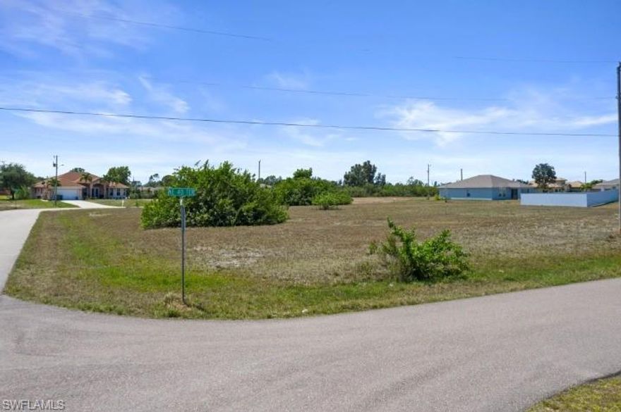 This .24 acre vacant residential lot is located in NE Cape Coral. This quiet, upcoming area is the perfect place for you to build your new home. Nearby, you're just a few minutes away from several golf courses/country clubs, Publix Supermarket, and Island Coast Highschool. This is an amazing opportunity you most definitely do not want to miss.