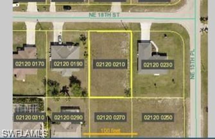 LOCATION, LOCATION    ***  This oversized LOT is conveniently located in Cape Corals Utility Expansion Area NORTH 1 EAST which is scheduled to receive city water, sewer, and irrigation this year  ***  Here is a lot of  new construction going on and nice homes are being built  ***  It is just just 1 minute away from Del Prado Blvd and 5 minutes from Pine Island Rd, giving you access to dining, shopping and entertainment  ***  Conveniently located near US-41 and I-75, what a great infrastructure and transportation connection  ***  If you are looking to build your future DREAM HOME with city water/sewer/irrigation in a great location, for you and your family? -  Look no further and start now  ***