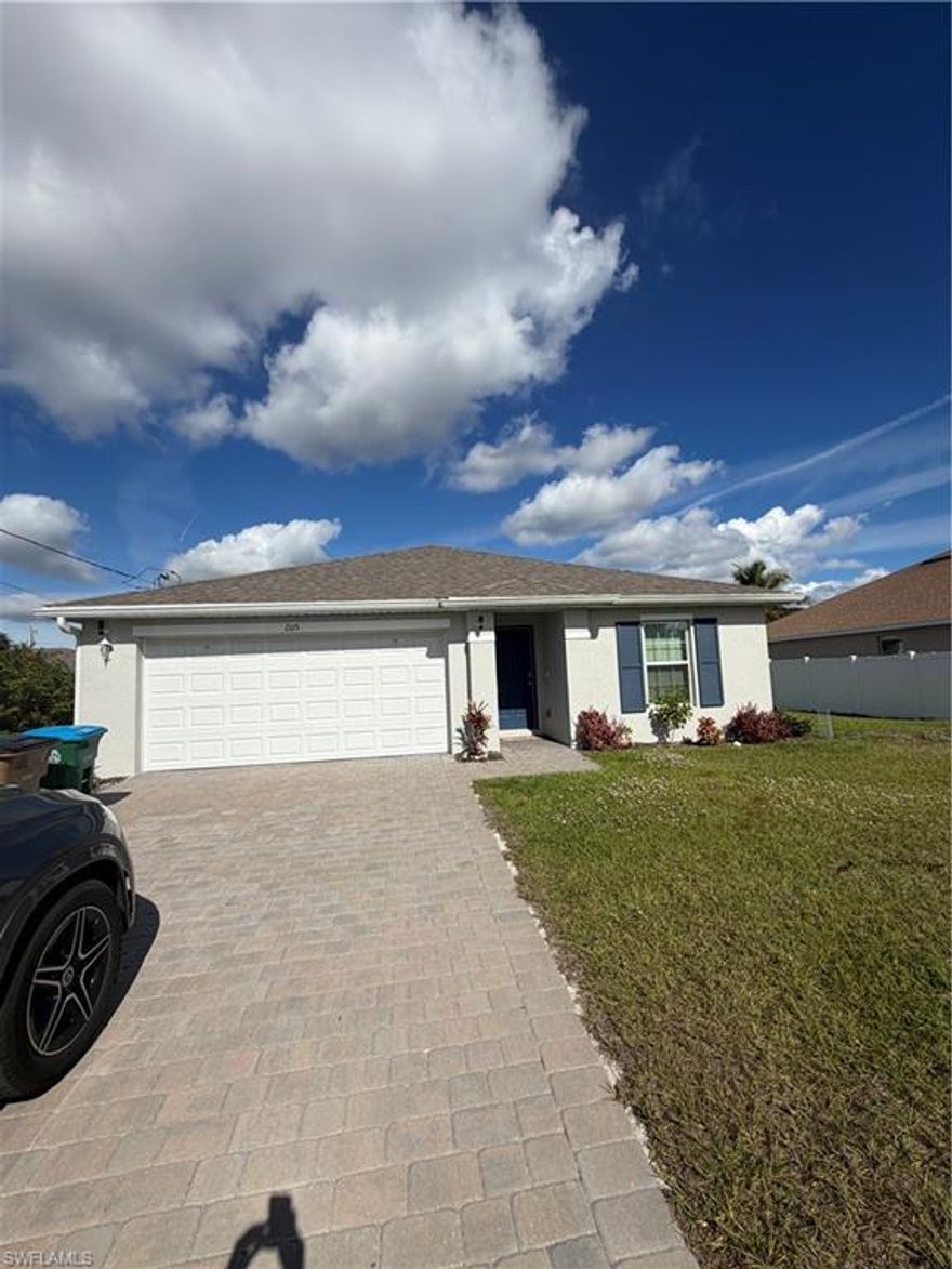 Welcome to this beautiful home, offering a perfect blend of comfort, space and Florida lifestyle living. Located in a quiet, established neighborhood; this property features a functional floor plan filled with natural light, generous living areas ideal for both everyday living and entertaining and a spacious outdoor setting with room to relax, garden, or create your dream backyard. Conveniently located near schools, shopping, dining and major roadways. This home presents an excellent opportunity for primary residence, seasonal enjoyment or long term investment in one of Cape Coral’s steadily growing areas. Schedule your private showing today!