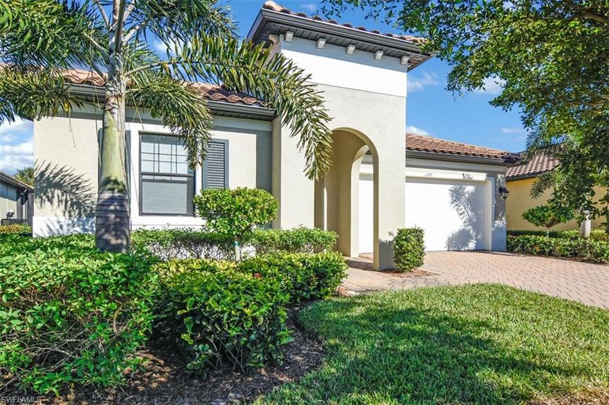 Experience this Beautiful and Tastefully Decorated 3 Bed + Den, 2 Bath, Egret Floorplan, 2017 WCI/Lennar built home.  Open Concept Living with Split Plan Bedrooms.  Kitchen has Shaker-Style White Cabinets, SS Appliances, Granite Counters with Breakfast Bar and Subway Tile Backsplash.  Doors are a Stylish 8 Ft in Height and includes Crown Molding. HOA fees include Lawn Maintenance!  Gateway offers over 3,000 acres with Community Pool (Jr Olympic size) and Kiddie Pool, Park, Soccer Field, over 15 miles of Bike & Walking Paths, Basketball, Private Membership Golf, Tennis, Restaurants, Shopping and so much more!  Close to everything.