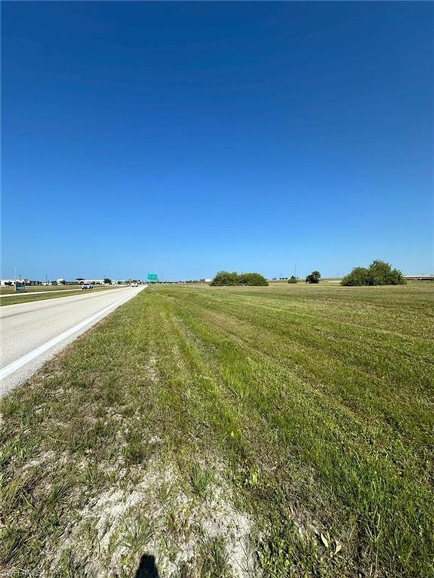 Great comercial lot located between Burnt Store Rd and El Dorado Blvd N. Whether you're looking for an investment or looking to build a commercial property, this lot is located in an area of quick growth. This property is located less than five minutes of the seven islands project, Gulf Gateway Resort and Marina Village, and less than 10 minutes from the Pine Island corridor.