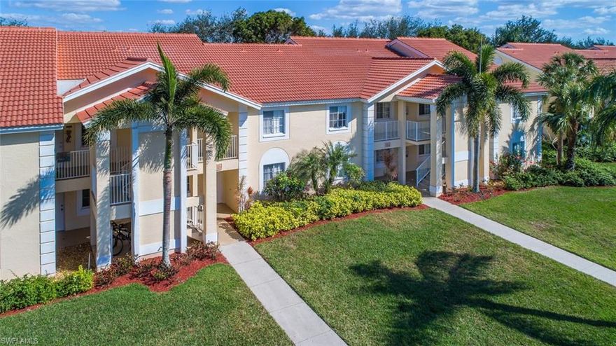 WELL MAINTAINED, BIG PRICE REDUCTION! LOW HOA FEES & SUPER NAPLES LOCATION, WITH SUPER AMENITIES! THIS 2 BEDROOM, 2 BATHROOM CONDO IS A PREMIER "BEST BUY'' PROPERTY VALUE. HOME HAS A NEW DIAGONAL TILES, CATHEDRAL CEILINGS AND LOTS OF WINDOWS MAKES HOME LIGHT AND BRIGHT AND SUNNY. UNIT HAS NEWER A/C AND WATER HEATER. CLOSE TO SHOPPING, BEACH, RESTAURANTS AND ENTERTAINMENT AND THE FAMOUS MERCATO SHOPPING CENTER. COMES WITH A ONE YEAR HOME SERVICE WARRANTY. IF YOUR LOOKING FOR 1ST CLASS, GATED, PRIVATE LIVING, LOOK NO FURTHER.