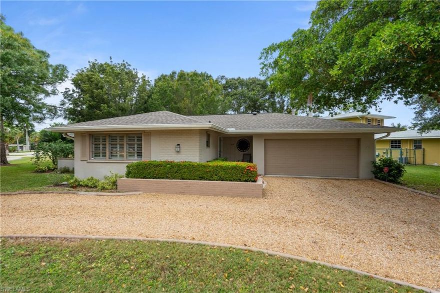 McGregor area gem….this 2 bedroom, 2 bath + home office is a rare find. Large corner lot, circular driveway, fenced yard and attention to detail are just a few of the perks this property offers. Home is in pristine condition with a new roof in 2017, shutters, large tile flooring, crown moulding, plantation shutters, recessed lighting and updated kitchen + baths. Gourmet kitchen features custom cabinets, granite, double oven, pantry, pendant lighting + built in bar area with plenty of storage. Spacious living room with views of the beautiful landscaped backyard and large screened lanai. Master suite offers custom cabinetry, large shower and ample closet space. Other details include indoor laundry with laundry tub, home office, 2 car garage and sprinkler system on well. This beautiful home is in one of the most desirable locations off of McGregor..book your private showing today!