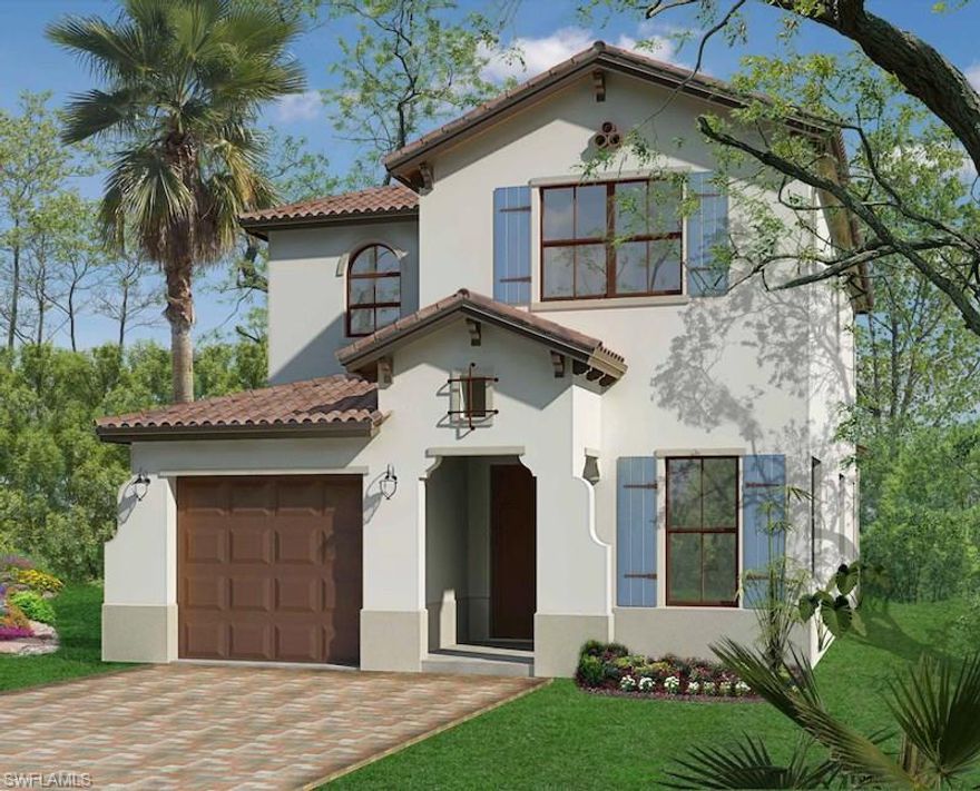 BE THE FIRST OWNER - UNDER CONSTRUCTION NOW - MOVE IN BY AUG. - THIS ENCINITAS HOME HAS A GREAT FLOOR PLAN! ENJOY YOUR PRIVACY WITH THE MASTER ON 1ST FL AND 3 BEDRMS PLUS A LOFT ON 2ND FL. EAT IN KITCHEN INCLUDES ALL STAINLESS STEEL APPLIANCES, LOTS OF COUNTER SPACE, GRANITE COUNTERTOPS - WOOD CABINETS - WASHER AND DRYER INCLUDED TOO. ENJOY AVE MARIA LIVING AT ITS BEST - SHOPPING, DINING, PICNIC AREAS, PARKS, WATERPARK, GYM, DOG PARK, BALL FIELDS, BIKING AND JOGGING PATHS AND MUCH MORE - NEW AMENTIY CENTER OPENING SOON