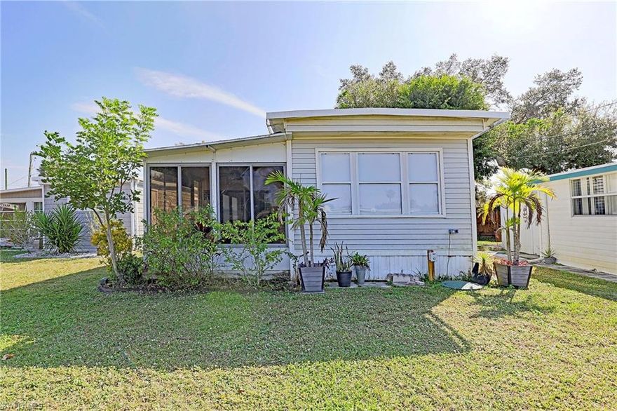 Discover your perfect getaway on the beautiful Caloosahatchee River located in Fort Myers, Lee County FL! 55+ Riverlawn Terrace Community is located on the river and has community boat docks. This charming trailer offers year-round, winter, or weekend living in a peaceful waterfront community just minutes from Olga Community Park and the historic Franklin Locks. Enjoy direct river access with boat slips available on a first-come, first-served basis (20' boat max), making it easy to spend your days fishing, boating, and exploring Southwest Florida’s scenic waterways. Brand new kitchen with shaker cabinets and granite countertops. New stainless refrigerator and stovetop. LVP floors throughout! The property includes a convenient on-site shed for extra storage, ideal for tools, bikes, or water gear. You’ll also be a short drive from Babcock Ranch, giving you access to its miles of trails, parks, restaurants, and eco-friendly amenities as well as restaurants and shopping! Whether you are seeking a cozy winter retreat, a relaxing weekend escape, or a full-time riverfront/ basin lifestyle, this spot has everything you need to enjoy Florida living at its best. Schedule a showing today!