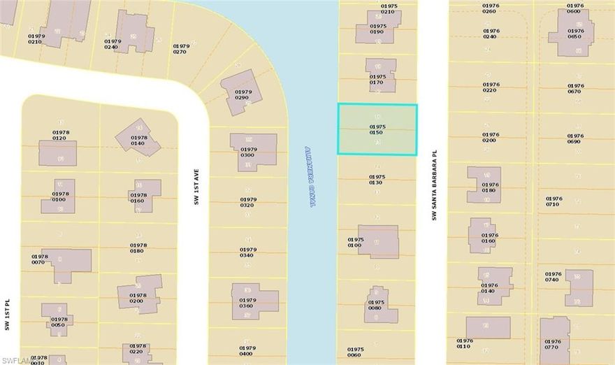 Build your new home in beautiful SW Cape Coral Florida on a Freshwater canal. The site has a Westerly exposure with stunning SUNSET VIEWS & a view of the intersecting Alhambra canal.  You will also have canal access to Alhambra Lake, Lake Kennedy & Weatherly Lake for lots of family fun fishing, boating and enjoying nature & the water. This property is just 7.7 miles to the Cape Coral Yacht & Racquet Club where there is a public beach, picnic & kids area. There is also a boat ramp and fishing pier. This is not a gated community so no HOA fees or pre-approval needed either. Southwest International Airport (RSW) is approximately 23 miles away.  Good News, the City of Cape Coral Utility Assessment  on this property for Water, Sewer & Irrigation is paid off for a nice savings for a new buyer.