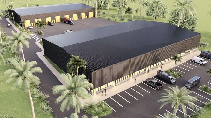ECAP Zoned Flex Condos. 16 Units available across two - 25,000 Sq Ft. Buildings. Each unit will be 3,125 Sq Ft. Units may be bought individually or in bulk. Each unit will feature showroom space, 3 individual offices, and 1 ADA compliant bathroom. Warehouse space will include roll up door in rear, and 26+ feet ceiling heights. Property is conveniently located near the Punta Gorda airport 5 minute car drive to I75 Jones Loop Ramp. Enjoy the vibrant community of Punta Gorda featuring fine dinning, shopping & more Estimated completion date for the buildings is Quarter 4 of 2026. Condo Fees are to be determined. For more information call. Information is deemed reliable but is not guaranteed.