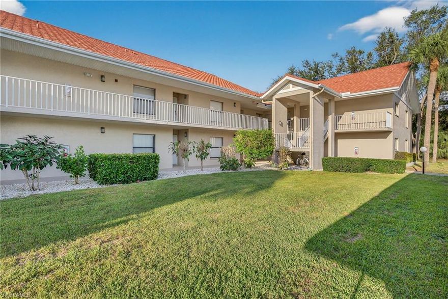 Welcome to The Villages of Ascot, a charming community in the heart of Fort Myers offering the perfect blend of convenience, comfort, and lifestyle. This beautifully updated 2-bedroom, 2-bathroom condo has been freshly painted and enhanced with brand-new luxury vinyl flooring throughout, providing a bright, modern, and move-in-ready condo for its next owner. Whether you are searching for a rental investment with excellent potential or a personal getaway close to Florida’s most renowned beaches, this condo checks all the boxes. The location is unbeatable. Nestled just a short stroll from the Lakes Park Regional Library and the ever-popular Lakes Park itself, you’ll enjoy direct access to peaceful walking trails, scenic lakes, picnic areas, farmers markets, and year-round community events. In addition, world-class destinations such as Sanibel Island, Captiva Island, and Fort Myers Beach are only a short drive away, giving you endless opportunities to enjoy white sand shores, shelling, boating, and sunsets over the Gulf of Mexico.Inside, the condo offers a functional split-bedroom floor plan that maximizes privacy and comfort. The primary suite features a spacious layout with ample closet space and an en-suite bathroom. The second bedroom, equally inviting, is conveniently located near the guest bath, making it perfect for family, visitors, or even a dedicated home office. The newly installed flooring ties the entire space together with a modern coastal feel, while fresh paint provides a crisp, clean canvas ready for your personal touch.The Villages of Ascot community itself offers a peaceful, friendly environment with well-maintained landscaping and a central Fort Myers location that puts you close to everything. Just minutes away are shopping destinations like Bell Tower Shops, Edison Mall, and Coconut Point, as well as an array of dining—from casual waterfront cafés to upscale restaurants. For those who enjoy arts and culture, downtown Fort Myers is a quick drive, offering vibrant galleries, live theater, music events, and the historic River District lined with boutiques and entertainment venues.Practical benefits further enhance the value of this property. The condo association manages exterior maintenance, leaving you more time to enjoy Southwest Florida living. This makes it a low-maintenance option for seasonal residents seeking a winter retreat, full-time homeowners desiring a central location, or investors looking for a strong rental opportunity in a high-demand area. Don’t miss the chance to make this upgraded 2-bedroom, 2-bath condo in The Villages of Ascot yours!