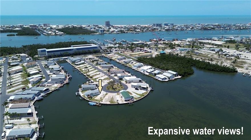 Check out the BIG water views from this location!