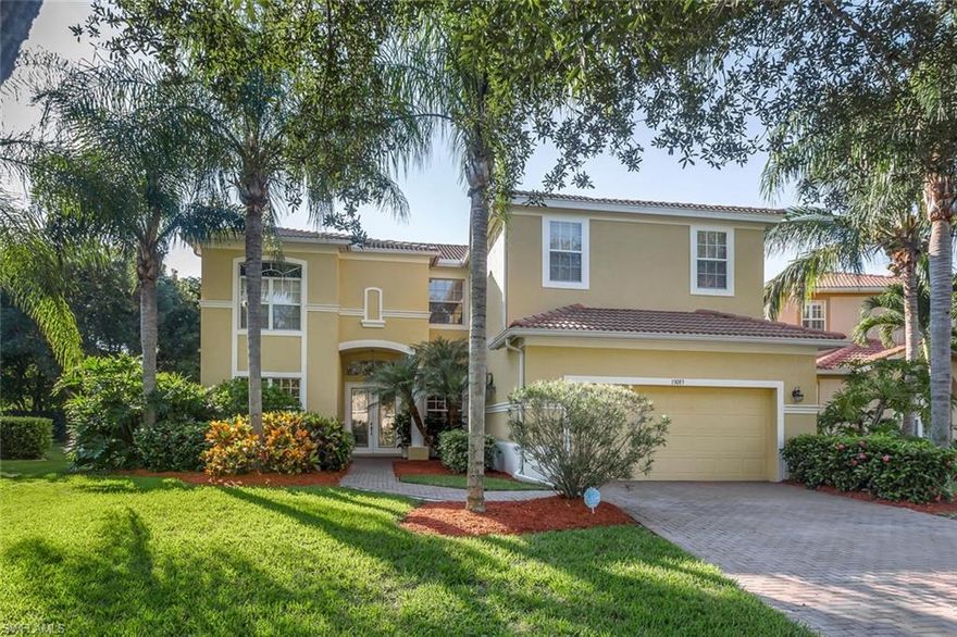 Wow! BEST BUY on this Spacious Summerlin & HealthPark area 4B+Den w/Bonus Rm Pool home in super convenient Colonial Pointe, at Summerlin & Gladiolus, this beautiful home is just minutes to HealthPark, Sanibel & Ft Myers Beaches, a short drive to main business districts, nearby shopping & dining, Lakes Park & is in the South School Zone! With over 3,600+ s.f., there is plenty of room to spread out! Downstairs features formal living & dining rooms, a huge island kitchen w/Granite & beautiful wood cabinetry, tile flooring, a bright & sunny, eat in kitchen opening onto a spacious family room w/sliders to the lanai & custom pool. Downstairs also features a private first floor bedroom & bath perfect for relatives or office/workout room. Upstairs you will find a master suite fit for a king & queen featuring a tray ceiling, a private screened balcony & a luxurious bath w/corner soaking tub. Upstairs there are three more guest bedrooms w/walk in closets & a HUGE BONUS Room perfect for entertaining & family fun! Oversized garage, sec sys, pavered drive, storm shutters & more! Lots of privacy w/almost a 1/3 Acre & a beautiful custom heated pool & spa to enjoy the best of SW Florida living!