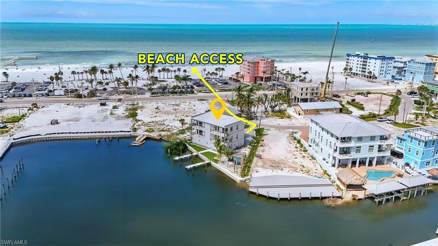 Brand-new Gulf access condo on Fort Myers Beach’s desirable North End with private boat slip, enclosed garage, and direct Gulf access. Only 400 ft to the beach. 855 Lagoon Street offers high-performance SIP construction, hurricane-ready engineering, a new bulkhead, and low-maintenance tropical landscaping. Inside, enjoy a bright open floor plan, elegant tilework, modern cabinetry, generous bedrooms, and timeless finishes throughout. Enjoy a privilege few condos offer: YOUR OWN PRIVATE BOAT SLIP with direct Gulf access. Your designated boat slip is just steps from the door—reach the Gulf in about 10 minutes. A rare enclosed garage with epoxy floor provides secure parking and storage for a vehicle, golf cart, or water toys. Community amenities include a beautiful pool and professionally maintained grounds. Unbeatable walkability to Margaritaville, Times Square, Bowditch Park, dining, shops, and the new Whale. Quick on/off island access adds daily convenience and strong future value. From peaceful mornings on the water to vibrant evenings just steps from the island’s best dining and entertainment, 855 Lagoon Street offers the full rhythm of Fort Myers Beach living — elevated, effortless, and ready now. If you’ve been waiting for the rare new-construction waterfront condo that checks every box, this is it. Your future island lifestyle begins here. A best-in-class North End opportunity.