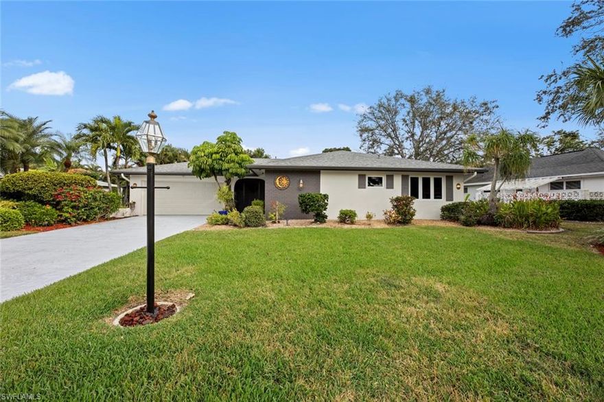 A fabulous location off historic McGregor Corridor in the desirable Tanglewood neighborhood. The proximity to Downtown River District, BB Mann Performing Arts, shopping malls, and beaches make this an ideal place to live. Home has been meticulously cared for over the years with numerous updates including BRAND NEW kitchen cabinets, counters, flooring, Whirlpool appliances (2024), AC (2021), pool enclosure (2018), roof (2017) to name a few. 3 bedrooms, newly updated spa-like primary bath with large walk-in shower & dual sinks, updated quest bath. Formal living as well as family room overlooks the beautiful pool and the mature, lush landscaping, which is a highlight of the property. Pedestrian and pet friendly, no flood insurance required, no HOA fees, and county only taxes all add to the value of this beautiful home.