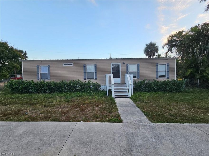 Great opportunity to own a manufactured home situated on a large lot with plenty of space to enjoy. Cash only sale.