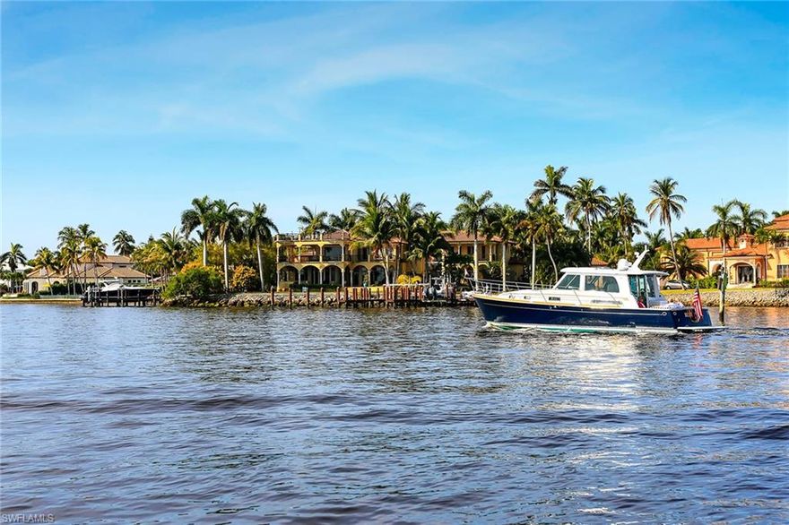 Bay views from this extraordinary Royal Harbor lot. Over 120 feet along the water and a rare “cut in” for boat dockage. This cut in may be filled in if you prefer. This key lot in the Marlin Drive cul-de-sac is one-of-a-kind. This is an opportunity to secure a one-of-a-kind location to build your future dream home.