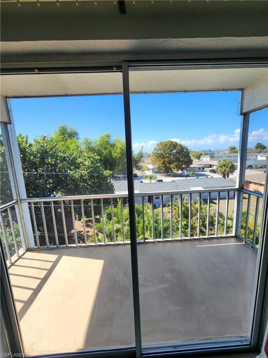 1 bedroom condo in a GREAT Cape Coral location. 1 Bedroom with walk-in closet. 4th floor unit * Community pool, assigned parking * EXTRA STORAGE * Laundry on site * SOLD W/ OR WO FURNITURE * Minutes to Cape Coral Parkway, Fort Myers and Del Prado.. 55+ community Buy this unit, CHEAPER than renting!